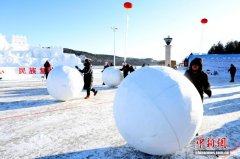 >-30℃难挡热情 游客在漠河体验